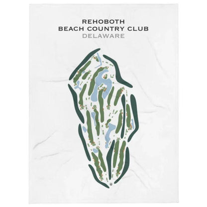 Rehoboth Beach Country Club, Delaware - Printed Golf Course
