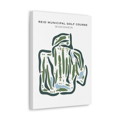 Reid Municipal Golf Course, Wisconsin - Printed Golf Courses