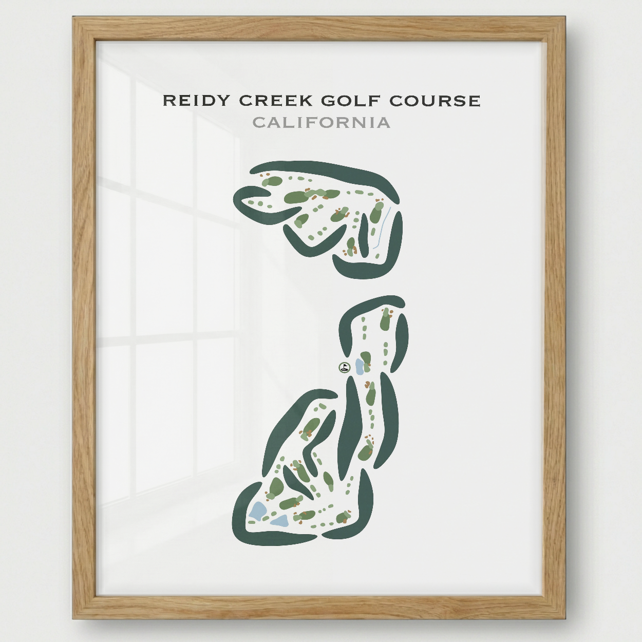 Reidy Creek Golf Course, California - Printed Golf Courses