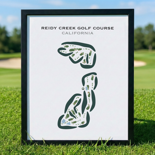 Reidy Creek Golf Course, California - Printed Golf Courses