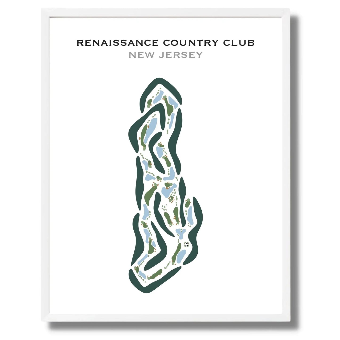 Renaissance Country Club, Manchester, New Jersey - Printed Golf Courses