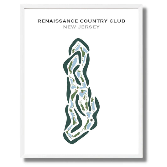 Renaissance Country Club, Manchester, New Jersey - Printed Golf Courses