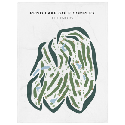 Rend Lake Golf Complex, Illinois - Printed Golf Courses