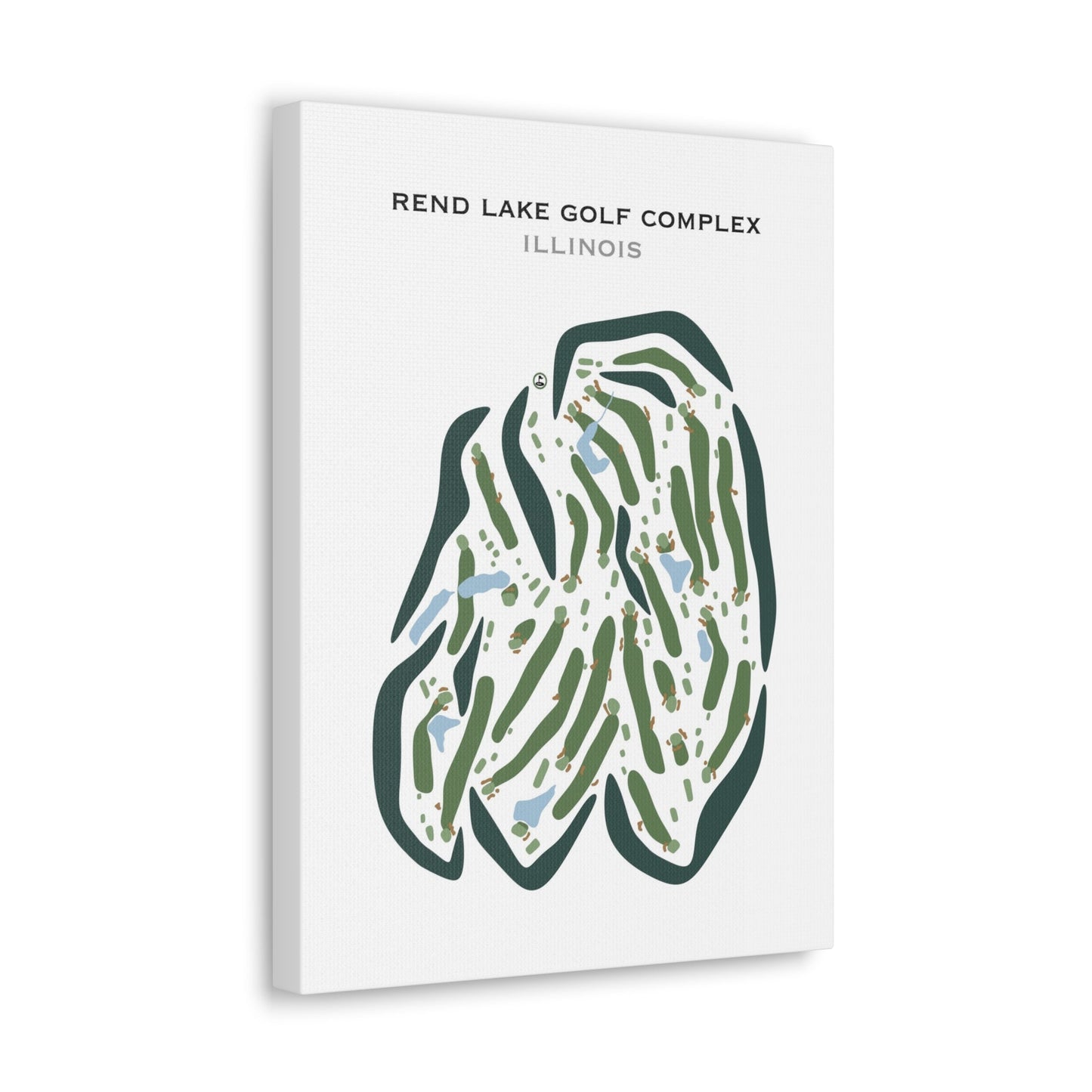 Rend Lake Golf Complex, Illinois - Printed Golf Courses