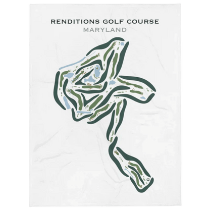 Renditions Golf Course, Maryland - Printed Golf Courses