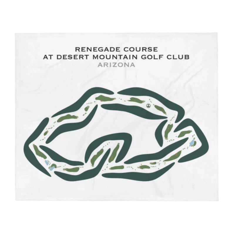 Renegade Course at Desert Mountain Golf Club, Arizona - Printed Golf Courses