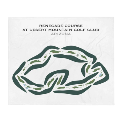 Renegade Course at Desert Mountain Golf Club, Arizona - Printed Golf Courses