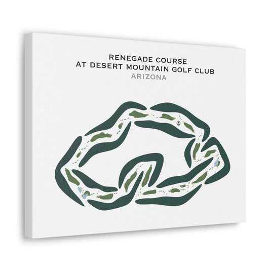Renegade Course at Desert Mountain Golf Club, Arizona - Printed Golf Courses