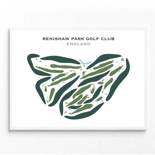 Renishaw Park Golf Club, England - Printed Golf Courses