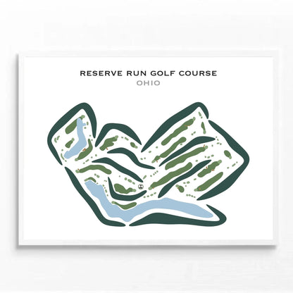Reserve Run Golf Course, Ohio - Printed Golf Courses