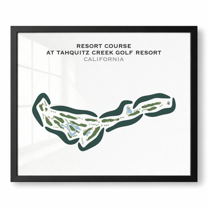 Resort Course at Tahquitz Creek Golf Resort, California - Printed Golf Courses