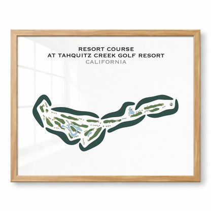 Resort Course at Tahquitz Creek Golf Resort, California - Printed Golf Courses