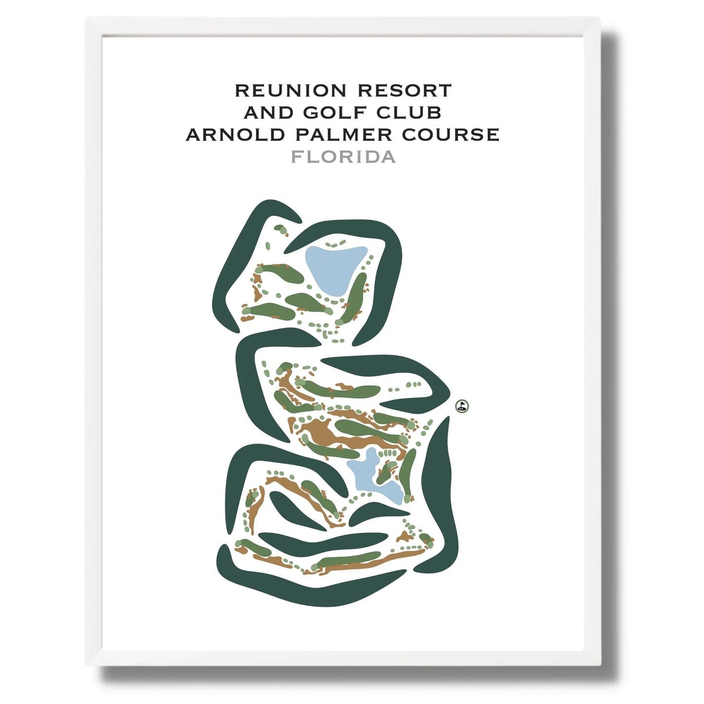 Reunion Resort and Golf Club, Arnold Palmer Course, Florida - Printed Golf Courses
