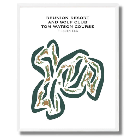 Reunion Resort and Golf Club, Tom Watson Course, Florida - Printed Golf Courses
