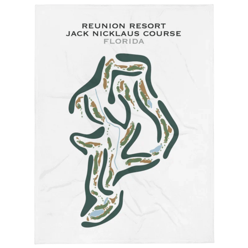 Reunion Resort Jack Nicklaus Course, Florida - Printed Golf Courses