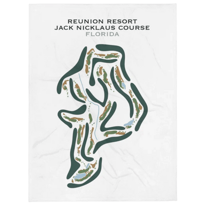 Reunion Resort Jack Nicklaus Course, Florida - Printed Golf Courses