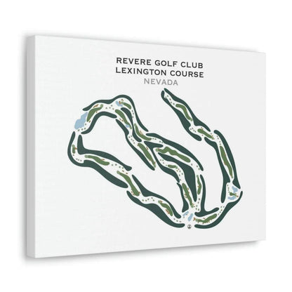 Revere Golf Club Lexington Course, Nevada - Printed Golf Courses