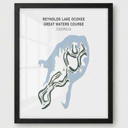 Reynolds Lake Oconee Great Waters, Georgia - Printed Golf Courses