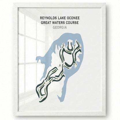 Reynolds Lake Oconee Great Waters, Georgia - Printed Golf Courses