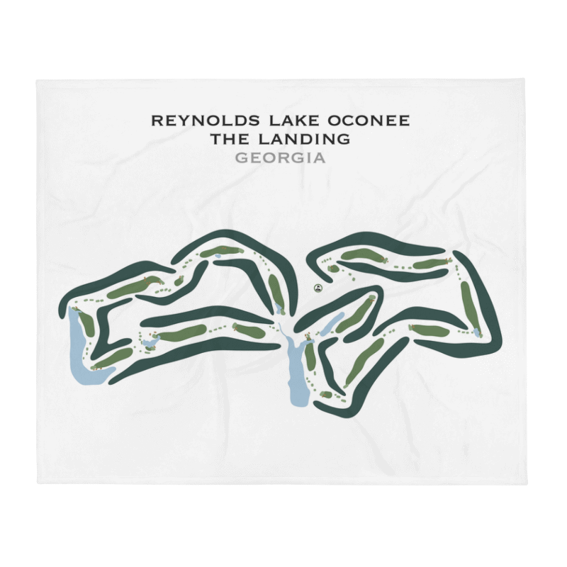 Reynolds Lake Oconee - The Landing Course, Georgia - Printed Golf Courses