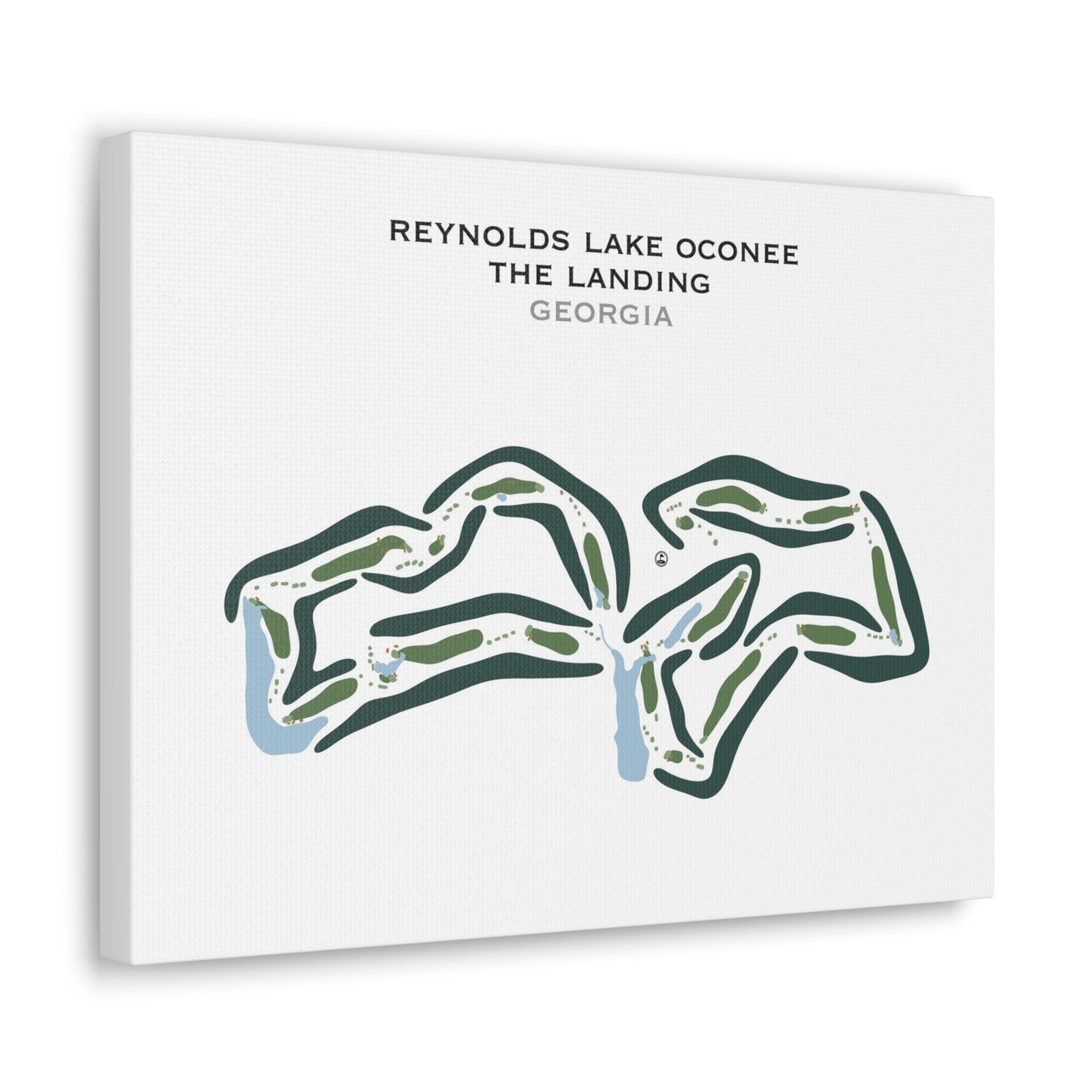 Reynolds Lake Oconee - The Landing Course, Georgia - Printed Golf Courses