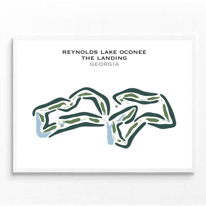 Reynolds Lake Oconee - The Landing Course, Georgia - Printed Golf Courses