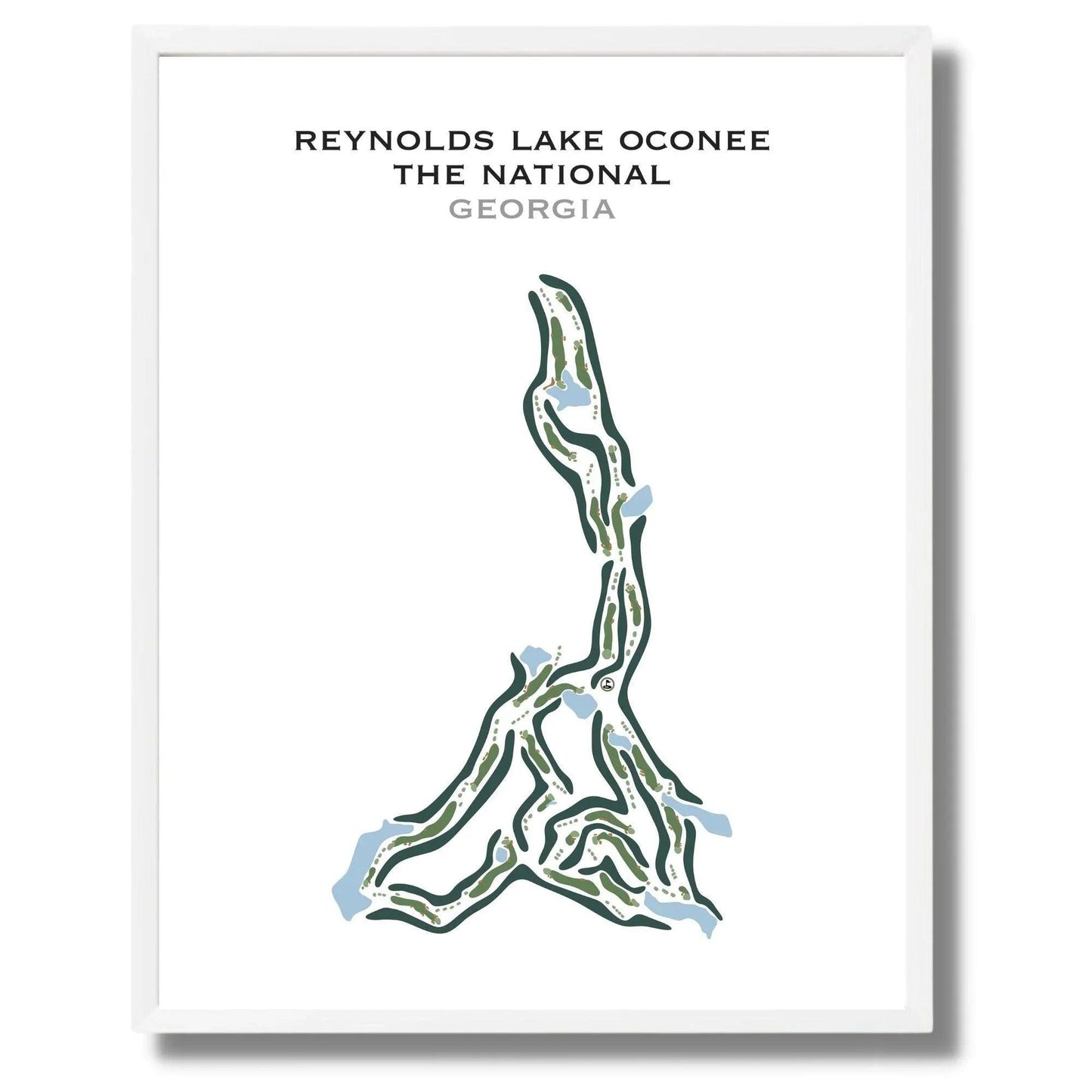 Reynolds Lake Oconee, The National Course, Georgia - Printed Golf Course