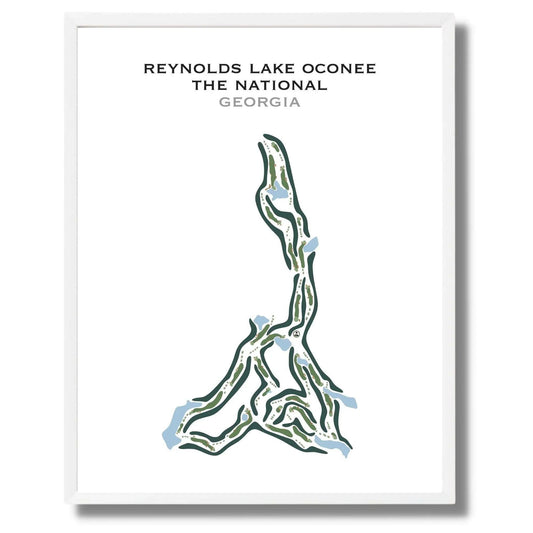 Reynolds Lake Oconee, The National Course, Georgia - Printed Golf Course