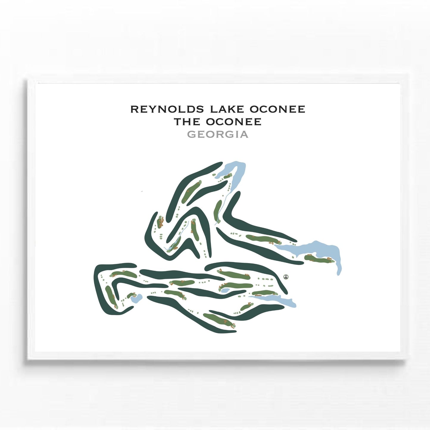 Reynolds Lake Oconee - The Oconee Course, Georgia - Printed Golf Courses