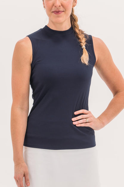 Rib SL Mock Neck Top