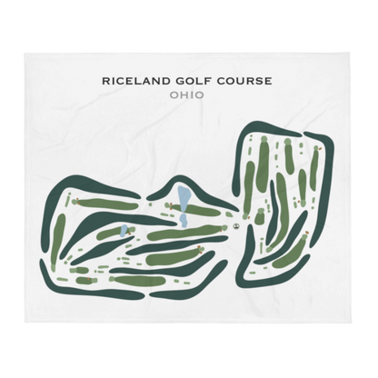 Riceland Golf Course, Ohio - Printed Golf Courses