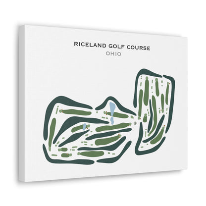 Riceland Golf Course, Ohio - Printed Golf Courses