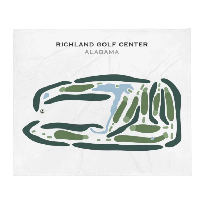 Richland Golf Center, Alabama - Printed Golf Courses