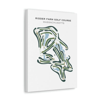 Ridder Farm Golf Course, Massachusetts - Printed Golf Courses