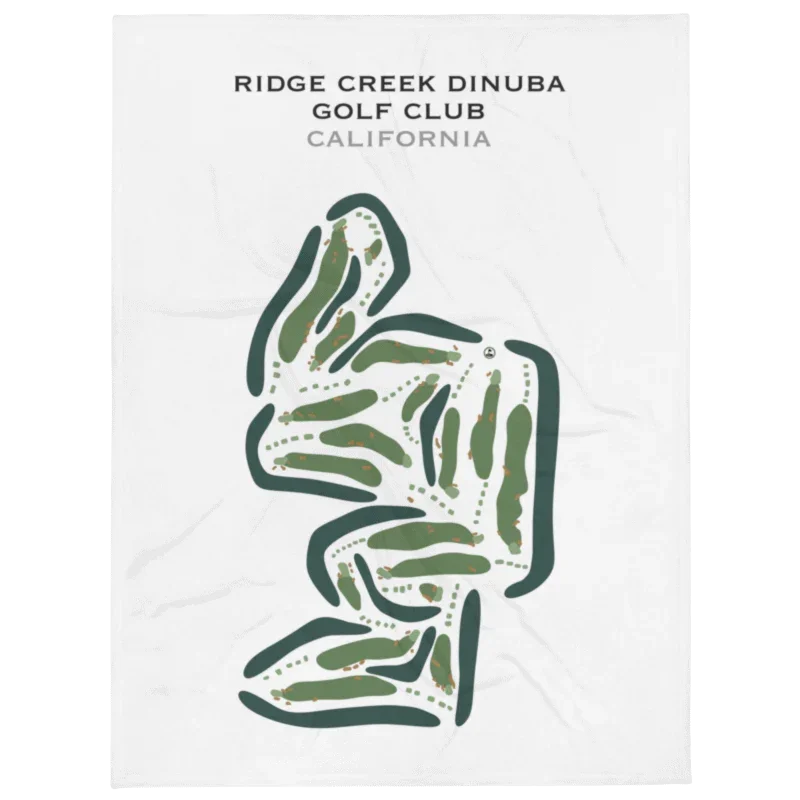 Ridge Creek Dinuba Golf Club, California - Printed Golf Courses