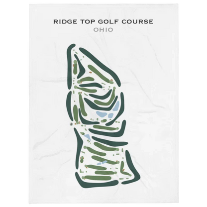 Ridge Top Golf Course, Ohio - Printed Golf Courses