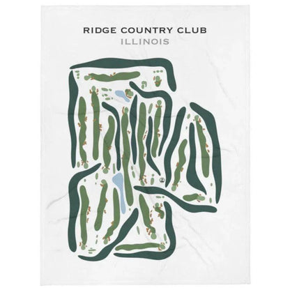Ridge Country Club, Illinois - Printed Golf Courses