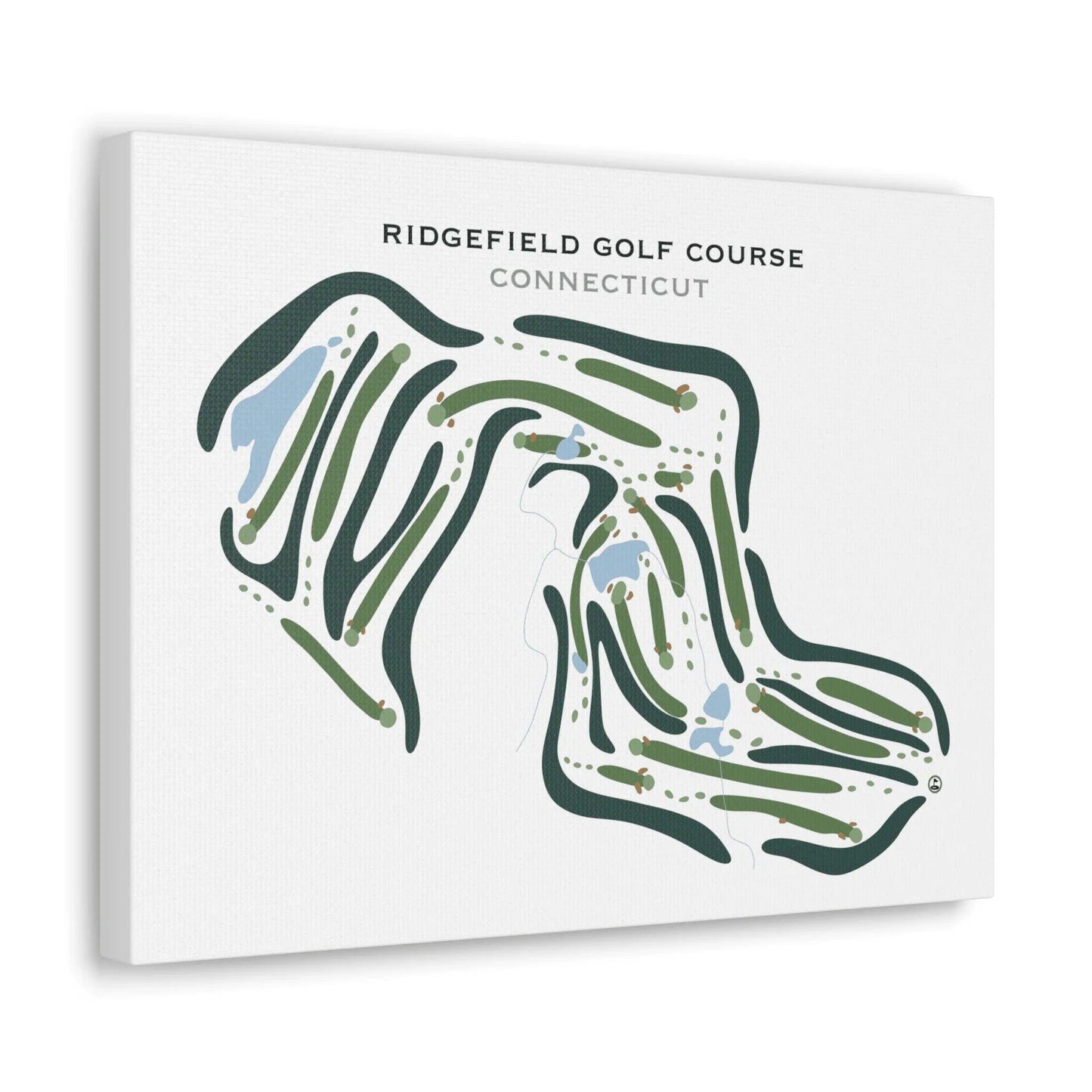 Ridgefield Golf Course, Connecticut - Printed Golf Courses