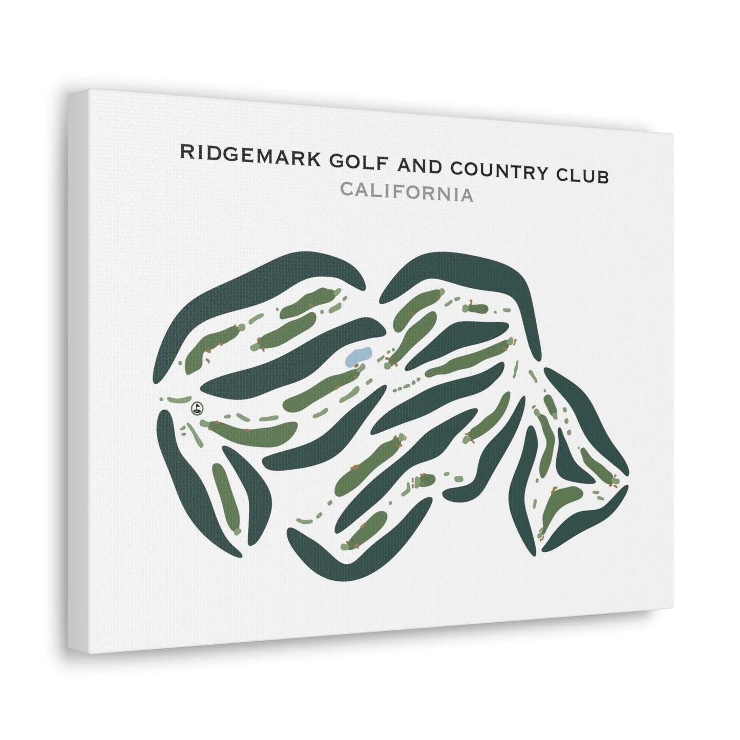 Ridgemark Golf and Country Club, California - Printed Golf Courses