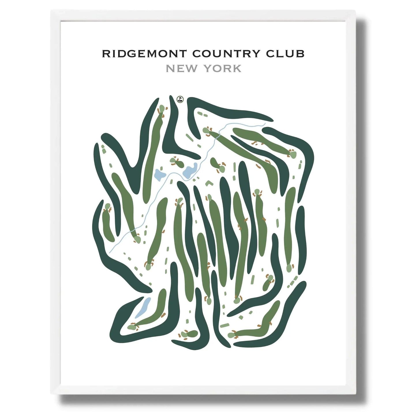Ridgemont Country Club, New York - Printed Golf Courses