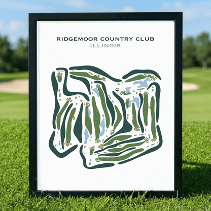 Ridgemoor Country Club, Illinois - Printed Golf Courses
