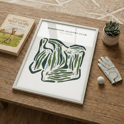 Ridgemoor Country Club, Illinois - Printed Golf Courses
