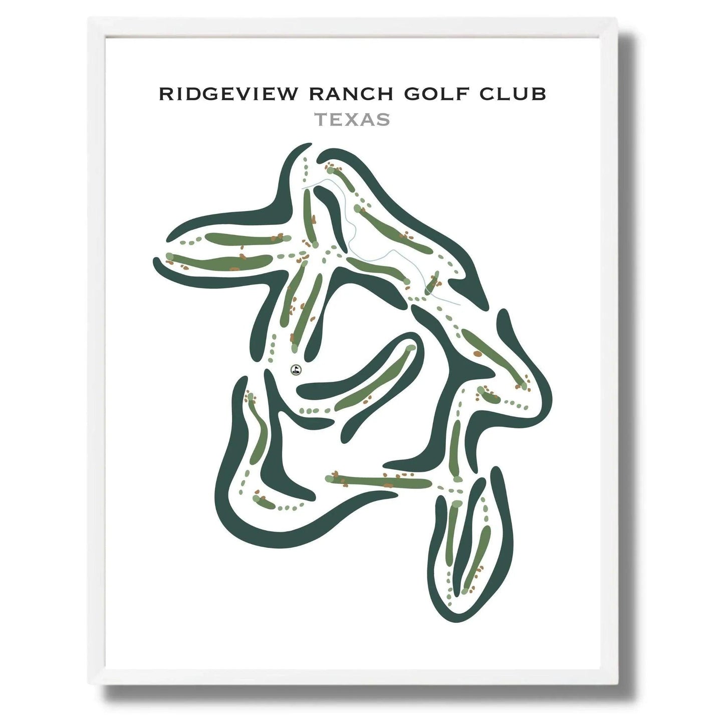 Ridgeview Ranch Golf Club, Texas - Printed Golf Courses