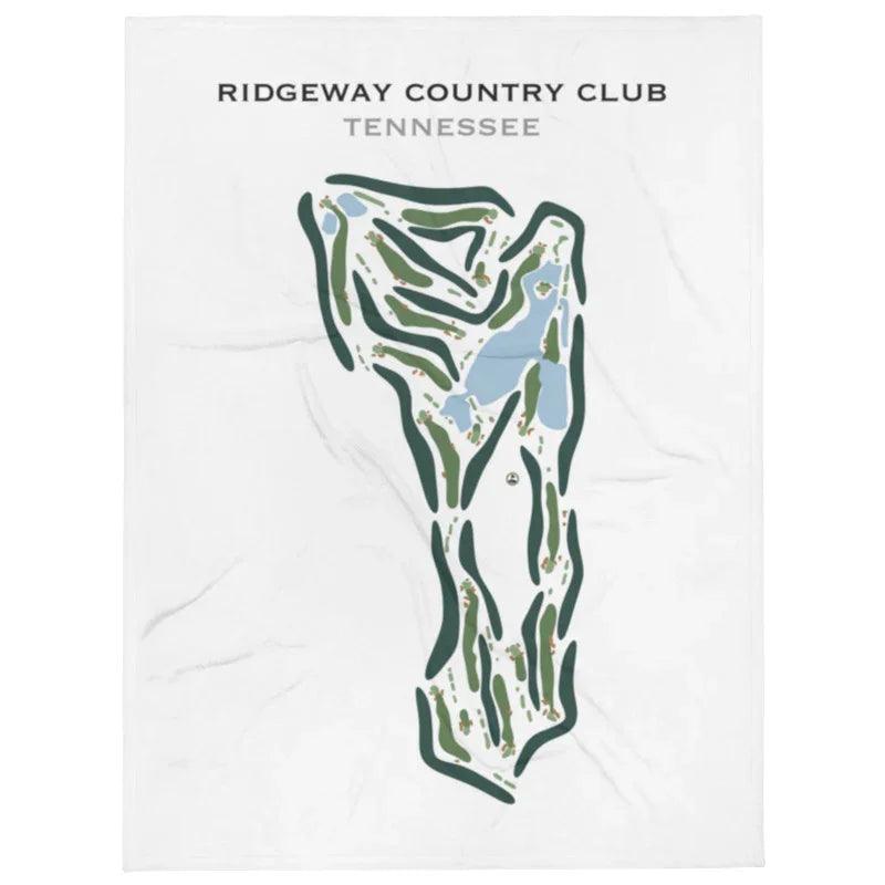 Ridgeway Country Club, Tennessee - Printed Golf Course