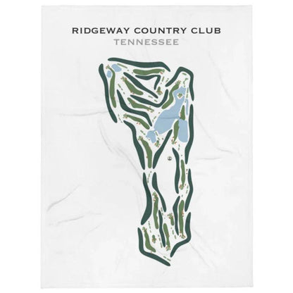 Ridgeway Country Club, Tennessee - Printed Golf Course