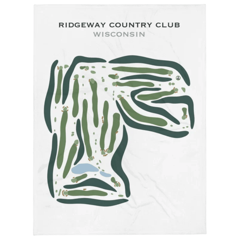 Ridgeway Country Club, Neenah, Wisconsin - Printed Golf Courses