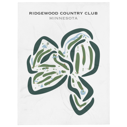 Ridgewood Country Club, Minnesota - Printed Golf Courses