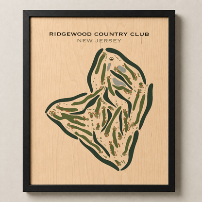 Ridgewood Country Club, New Jersey - Printed Golf Courses