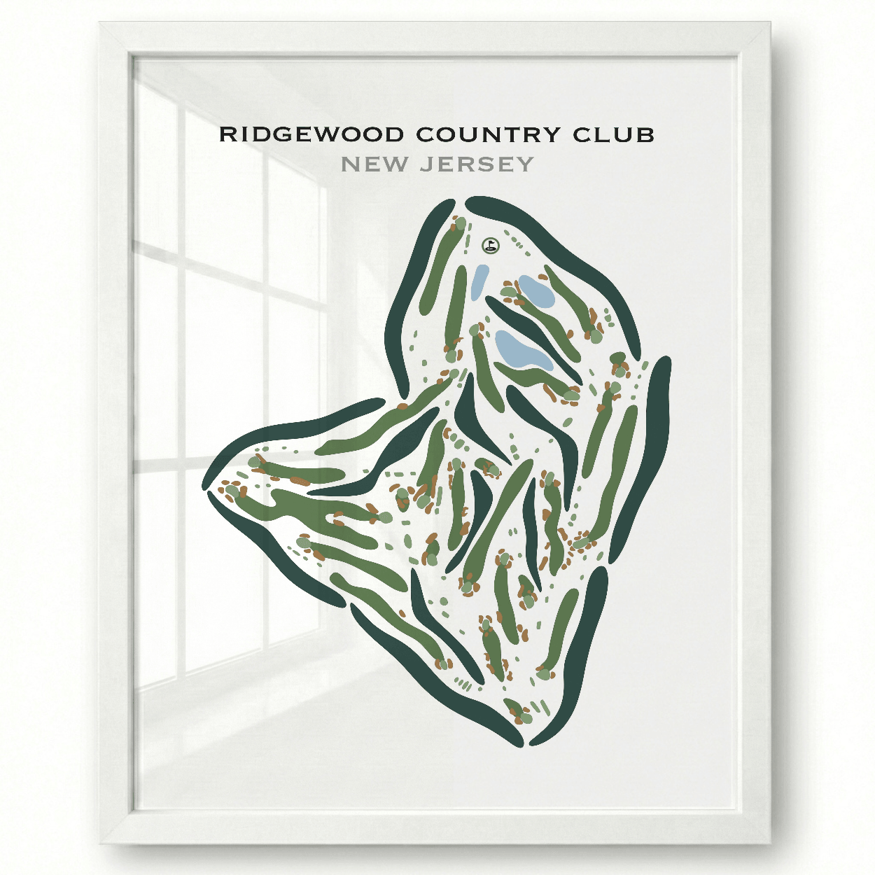 Ridgewood Country Club, New Jersey - Printed Golf Courses