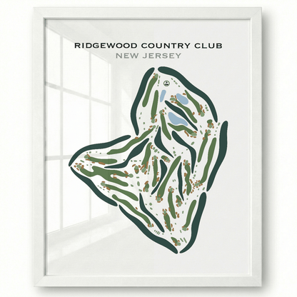Ridgewood Country Club, New Jersey - Printed Golf Courses